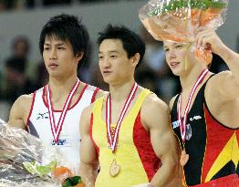 Yang wins individual all-around final at world gymnastics