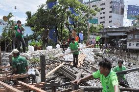 Flood-hit Bangkok