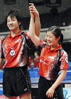 'Ai-chan' wins mixed doubles at nationals