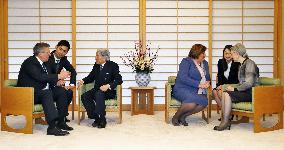 Polish president, first lady meet Japanese Imperial Couple