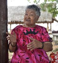 Elderly Palau woman talks about experience during WWII