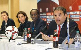 Canada's top soccer official meets press before Women's World Cup