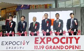 Major commercial complex Expocity opens in Osaka