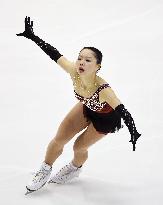 Higuchi comes in 2nd at figure skating national championships