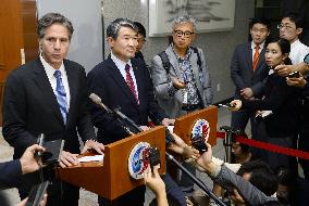 Blinken warns N. Korea against missile test