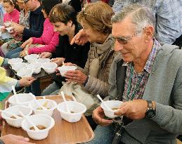 Expo Milano visitors savor food from Japan's Yamagata