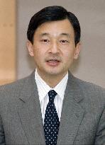 Crown Prince Naruhito found to have benign duodenal polyp