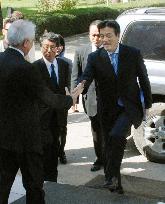 Japan Foreign Minister Okada in Kabul