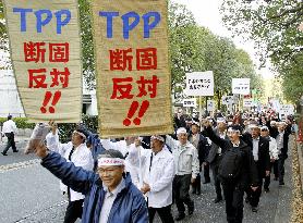 Anti-TPP rally in Tokyo