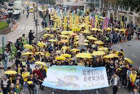 Pro-democracy demonstration in Hong Kong