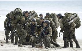 Japan, U.S. joint landing drill at Camp Pendleton