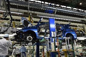 Toyota unveils production line for Mirai fuel-cell vehicle