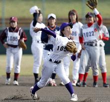 71 ball players take part in tryout for women's pro league