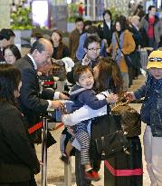 Narita airport jam-packed by holiday-makers