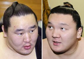 Asashoryu, Hakuho to meet in final-day rumble
