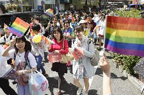 LGBT parade in Tokyo
