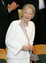 Empress Michiko attends Tokyo concert by Fukushima youth orchestra
