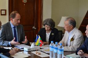 Japanese monitoring team inspects polling stations in Myanmar