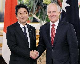 Abe, Turnbull hold talks, eye closer security ties