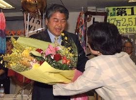 Opposition-backed lawyer Ueda elected Sapporo mayor