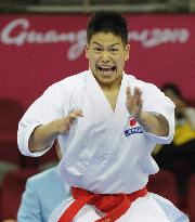 Japanese karate athlete at Asian Games