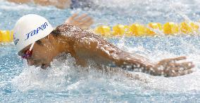 Yamamoto cruises into 50-meter butterfly final
