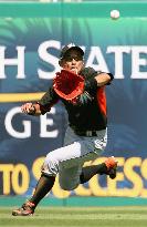 Japan outfielder Suzuki of Miami Marlins in action in preseason game