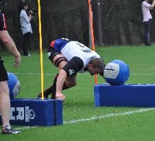 Japan national rugby team in training session