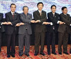 Japan foreign minister joins Asian colleagues in regional meetings