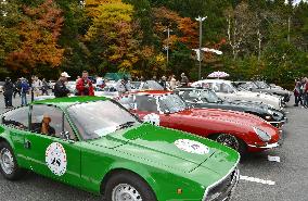 Classic cars assemble for annual festival in western Japan