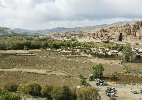 Farmland turned into housing space near Bamiyan ruins