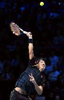 Nishikori marks 1st victory in ATP world tour finals