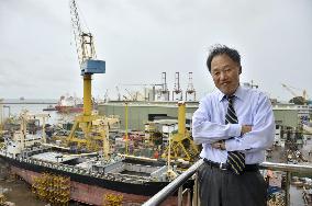 Japanese businessman leads Sri Lanka's sole modern dockyard