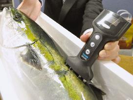 Fish fat content analyzer goes on sale in Japan
