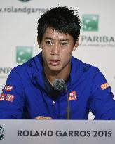 Nishikori confident ahead of French Open