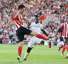 Southampton defender Yoshida fires shot in European League qualifier