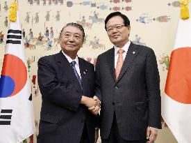 Japan Diet speaker visits S. Korea