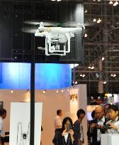 Chinese drone maker debuts at CEATEC electronics trade fair