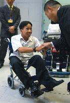 Once-conjoined Vietnamese twin arrives in Japan