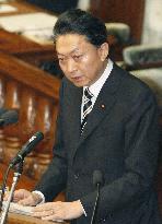 Hatoyama grilled in Diet over funding scandals