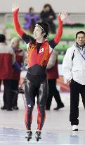 Oikawa takes gold in men's 100m speed skating