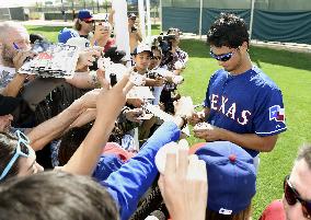 Japanese players in MLB spring training camp