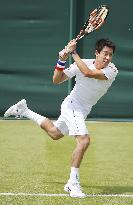 Japan's Nishikori ready for Wimbledon tennis