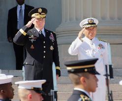 Japan's top uniformed defense official visits U.S.