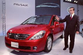 Nissan unveils fully redesigned Presage minivan