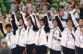 Japan's Universiad volleyball team wins silver medal