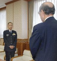 ASDF official apologizes to Ishikawa gov. over accident