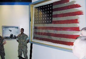 U.S. flag raised on Iwojima shown to press