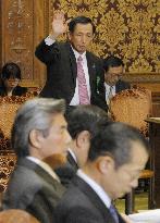 Former ASDF chief Gen. Tamogami appears before upper house panel