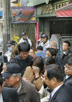 Victims kin visit Busan shooting accident site